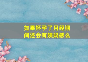 如果怀孕了月经期间还会有姨妈感么