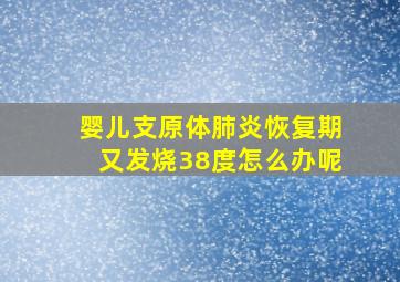 婴儿支原体肺炎恢复期又发烧38度怎么办呢