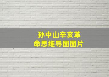 孙中山辛亥革命思维导图图片