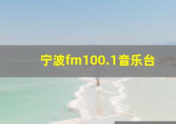 宁波fm100.1音乐台