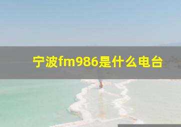 宁波fm986是什么电台