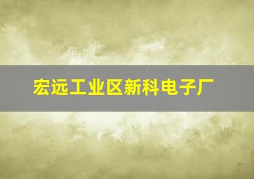 宏远工业区新科电子厂