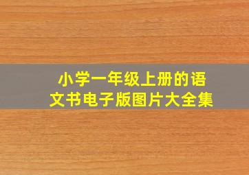 小学一年级上册的语文书电子版图片大全集