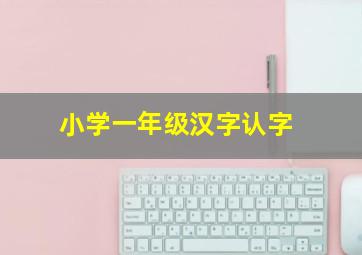 小学一年级汉字认字