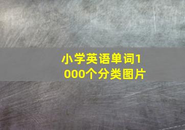 小学英语单词1000个分类图片