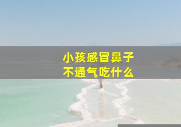 小孩感冒鼻子不通气吃什么