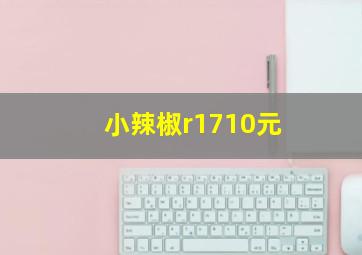 小辣椒r1710元