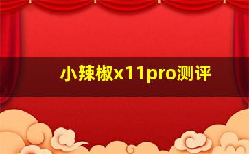 小辣椒x11pro测评