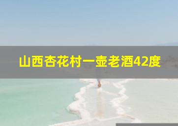 山西杏花村一壶老酒42度