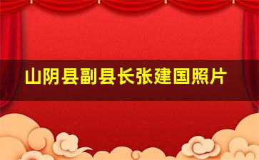 山阴县副县长张建国照片