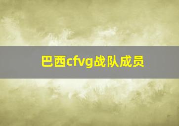 巴西cfvg战队成员