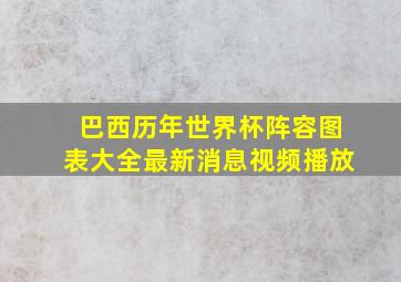 巴西历年世界杯阵容图表大全最新消息视频播放