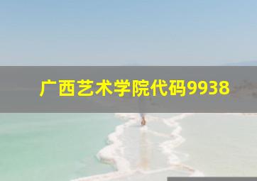 广西艺术学院代码9938