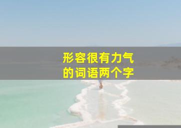 形容很有力气的词语两个字