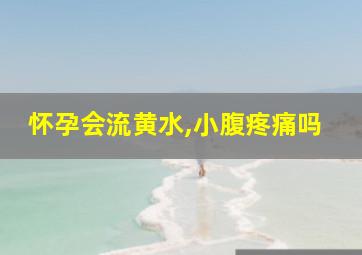 怀孕会流黄水,小腹疼痛吗