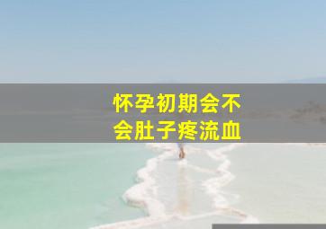 怀孕初期会不会肚子疼流血