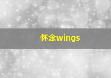 怀念wings