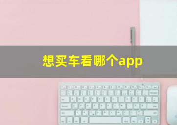 想买车看哪个app