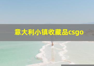 意大利小镇收藏品csgo