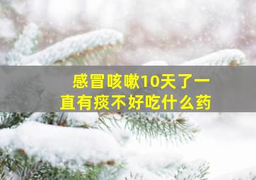 感冒咳嗽10天了一直有痰不好吃什么药