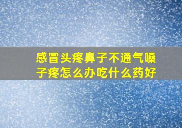 感冒头疼鼻子不通气嗓子疼怎么办吃什么药好