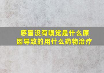 感冒没有嗅觉是什么原因导致的用什么药物治疗