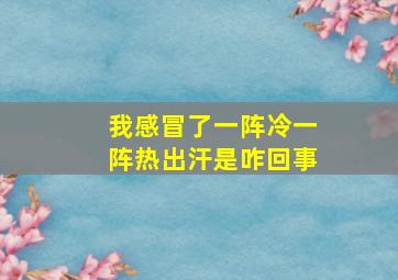 我感冒了一阵冷一阵热出汗是咋回事