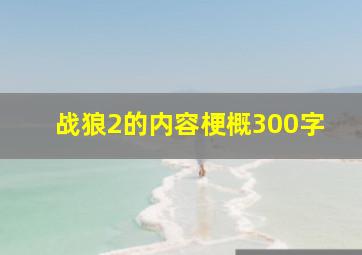 战狼2的内容梗概300字