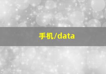 手机/data