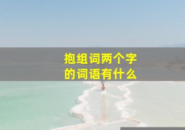 抱组词两个字的词语有什么