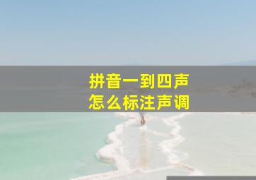 拼音一到四声怎么标注声调