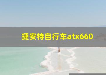 捷安特自行车atx660