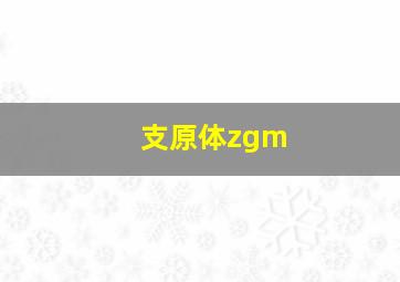 支原体zgm