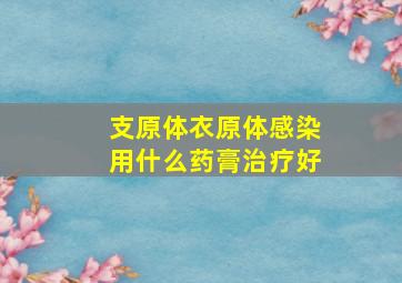 支原体衣原体感染用什么药膏治疗好