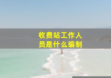 收费站工作人员是什么编制