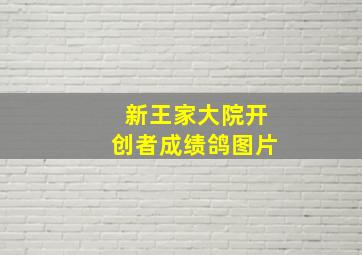 新王家大院开创者成绩鸽图片