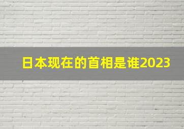 日本现在的首相是谁2023