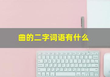 曲的二字词语有什么