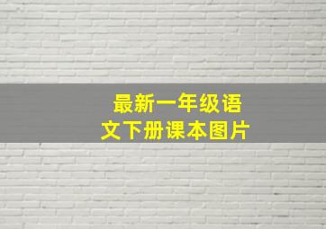 最新一年级语文下册课本图片