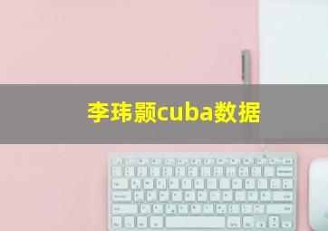 李玮颢cuba数据