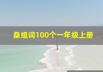 桑组词100个一年级上册