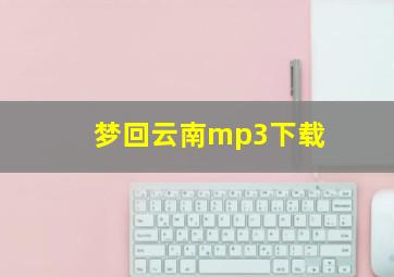 梦回云南mp3下载