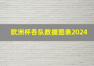 欧洲杯各队数据图表2024