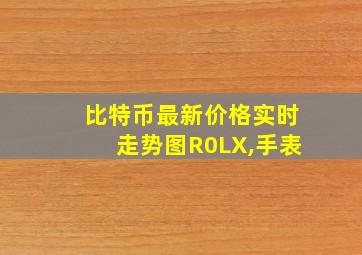 比特币最新价格实时走势图R0LX,手表