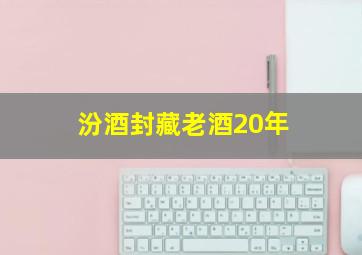 汾酒封藏老酒20年