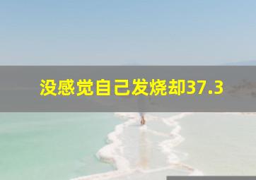 没感觉自己发烧却37.3