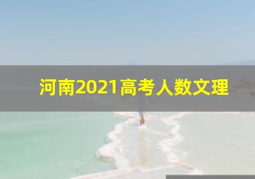 河南2021高考人数文理