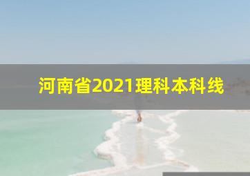 河南省2021理科本科线