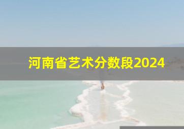 河南省艺术分数段2024