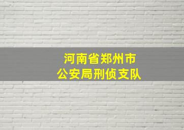 河南省郑州市公安局刑侦支队